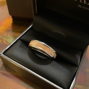 Brand new & unworn, unique Men’s wedding ring, size 10; with original boxes.